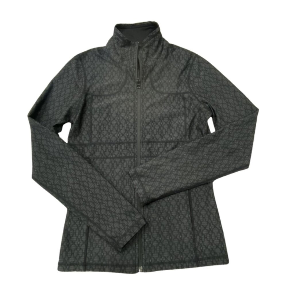 PrAna Reeve Textured Jacket Women's Jacquard Full Zip Active Outdoor Sz XS
